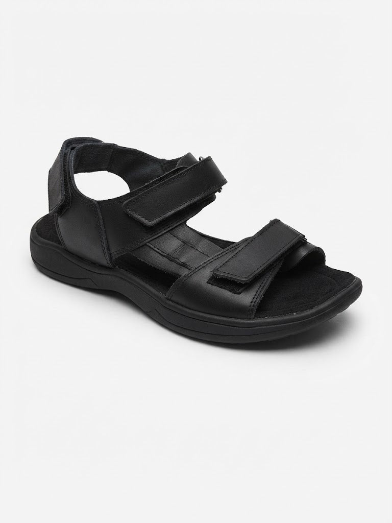 Sandalia Potros Belcro negra