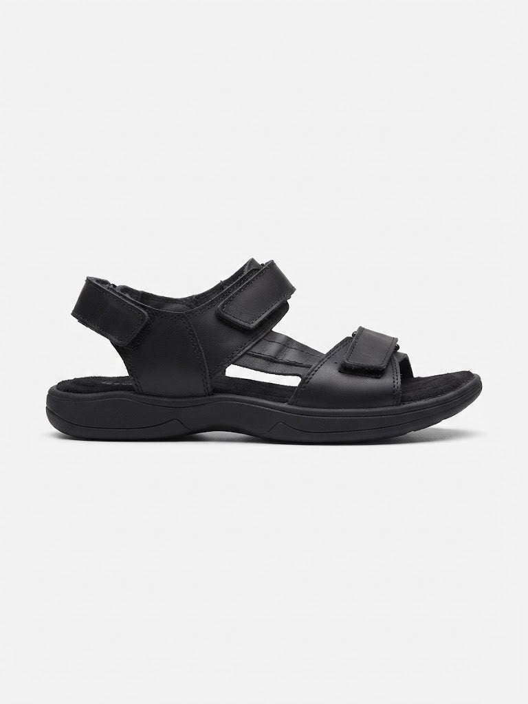 Sandalia Potros Belcro negra